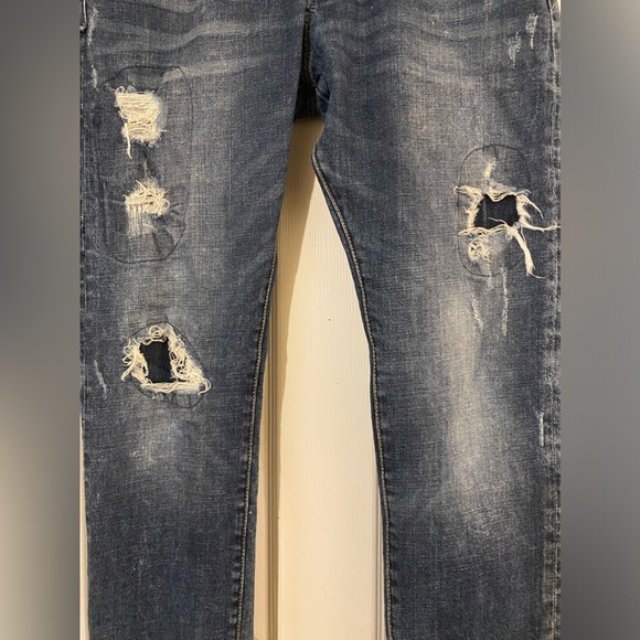 H&M & Denim Slim Low Waist Button Fly Jeans 34X32 - Picture 7 of 9